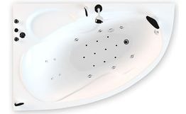 Ванна акриловая «Кайли 150» правая вид сверху